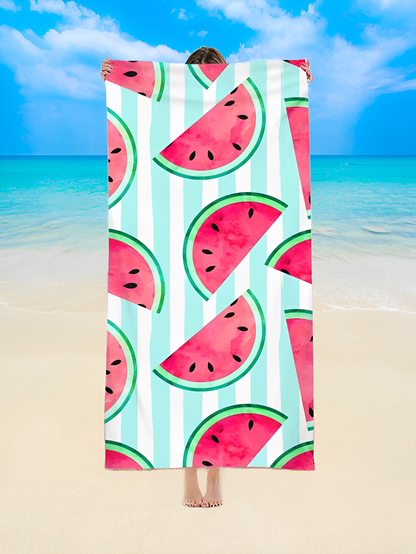 Watermelon Microfiber Beach Towel