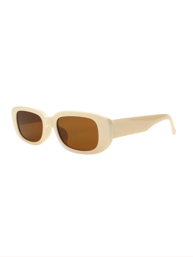 Cream Tortoiseshell Frame Sunglasses