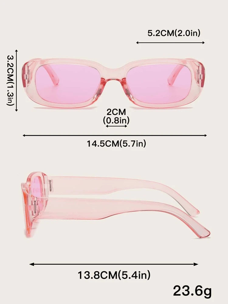 Pink Tortoiseshell Frame Sunglasses