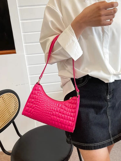 Pink geometric bag