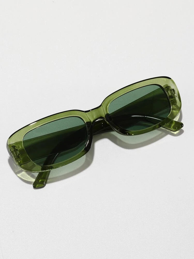 Green Tortoiseshell Frame Sunglasses