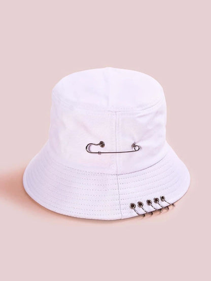 White Bucket Hat