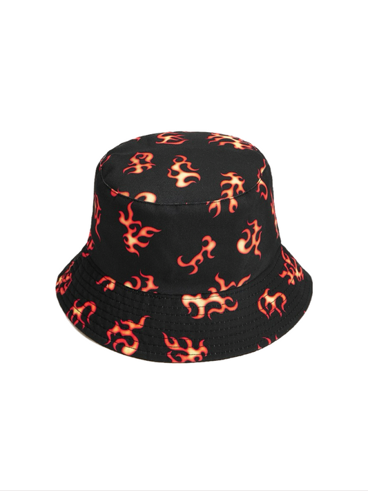 Fire Print Bucket Hat