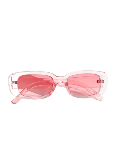 Pink Tortoiseshell Frame Sunglasses