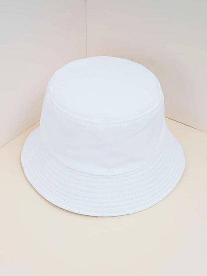 White Heart Bucket Hat