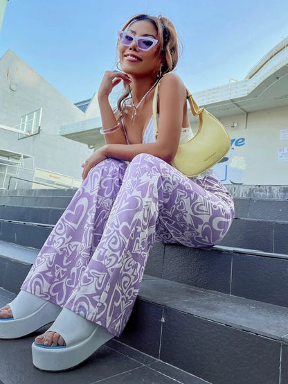 Lilac Flare Pants