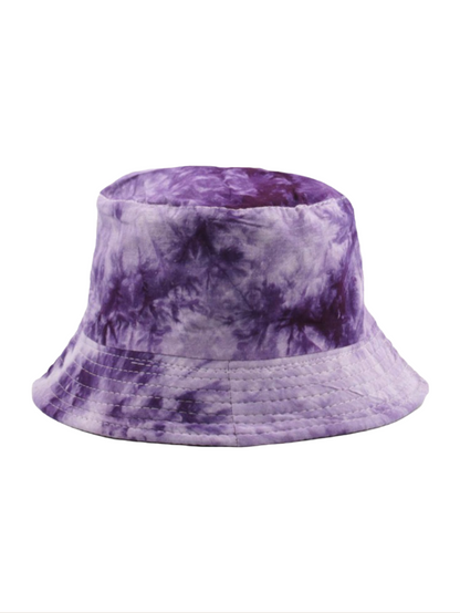 Purple Tie Dye Bucket Hat