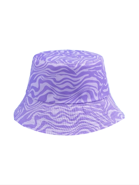 Purple Zebra Bucket Hat