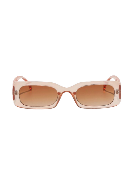 Brown Square Frame Sunglasses