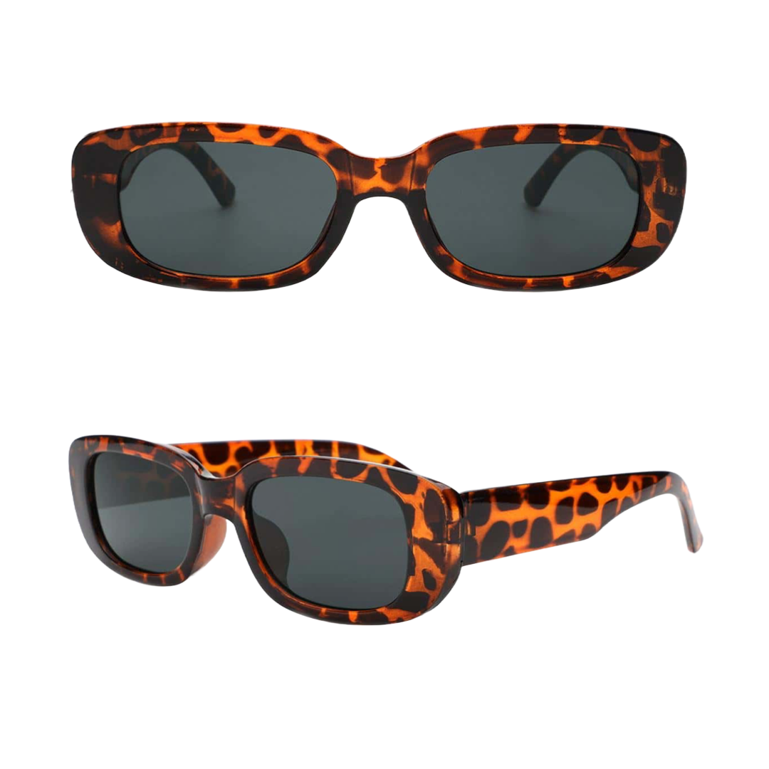 Leopard Tortoiseshell Frame Sunglasses