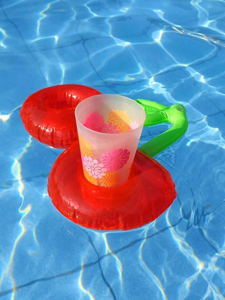 Cherry Inflatable Pool Coaster