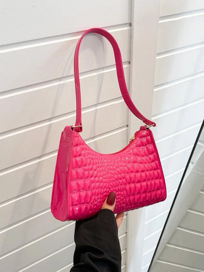 Pink geometric bag