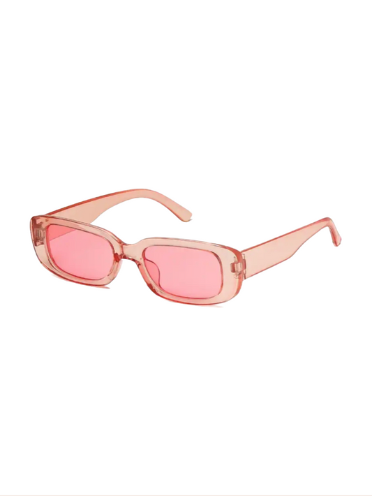 Pink Tortoiseshell Frame Sunglasses