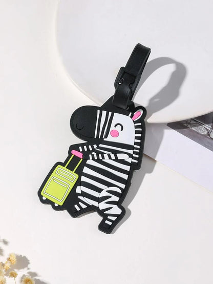 Zebra Luggage Tag