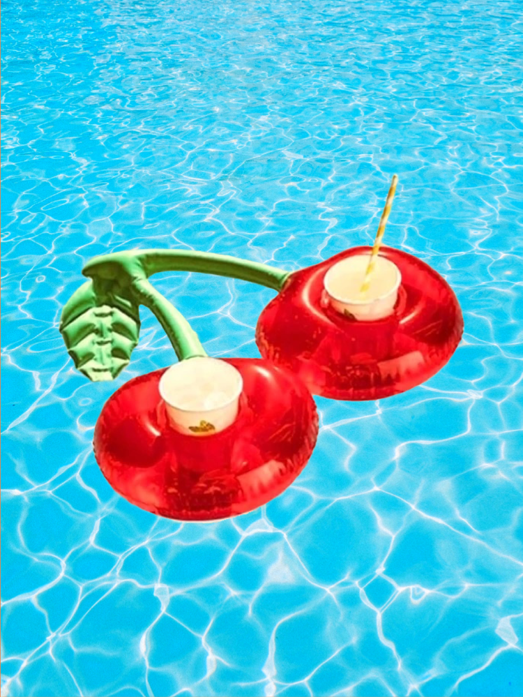 Cherry Inflatable Pool Coaster