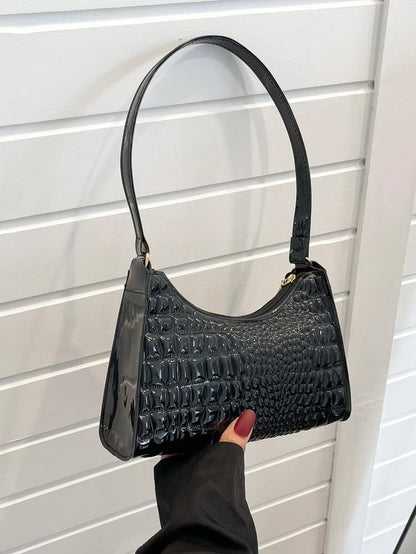 Black Geometric Bag