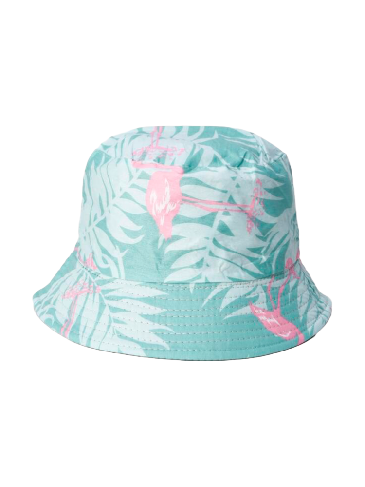 Reversible Flamingos Bucket Hat