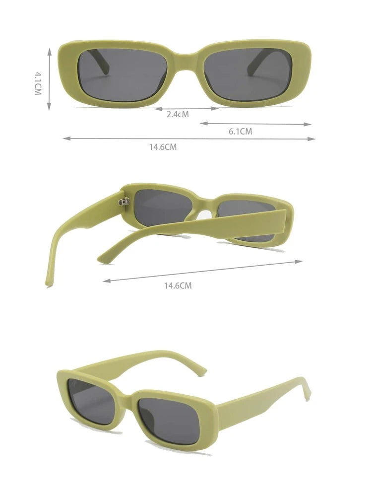 Green Tortoiseshell Frame Sunglasses