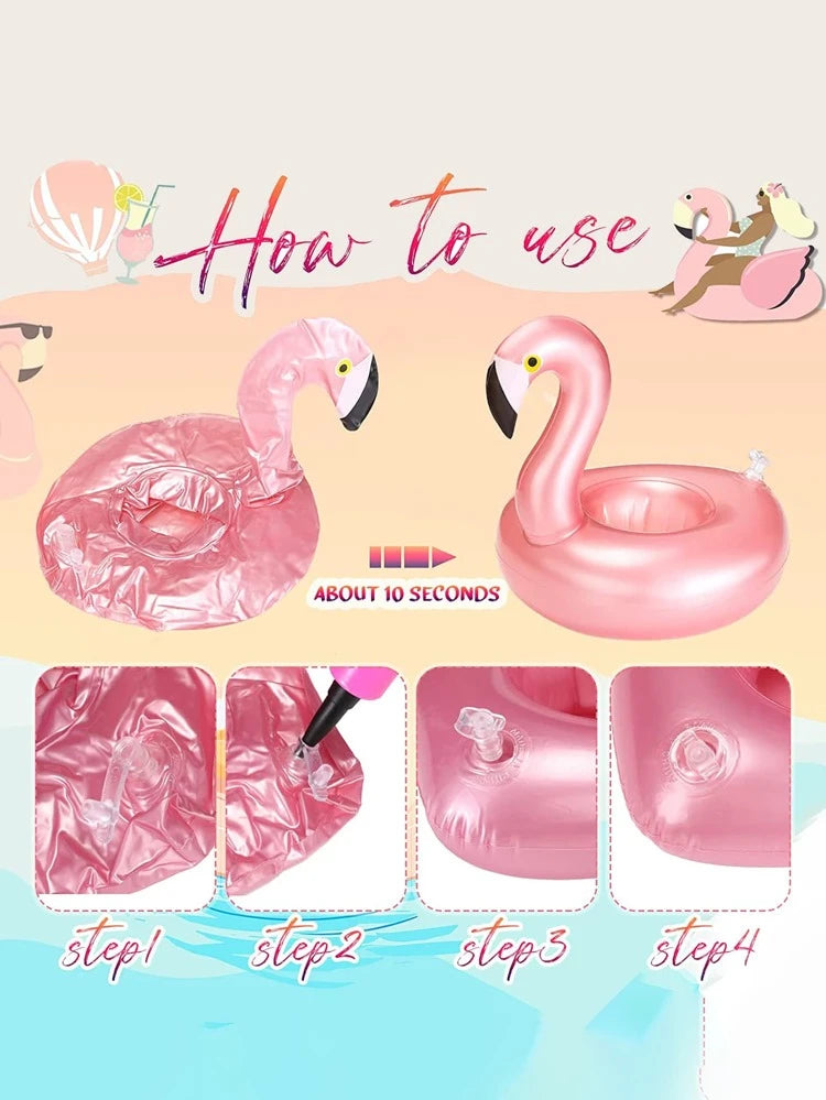 Flamingo Inflatable Pool Coaster