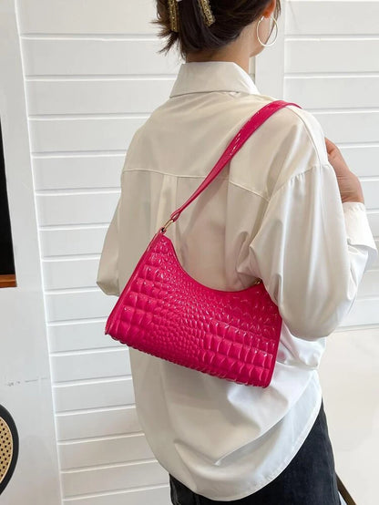 Pink geometric bag