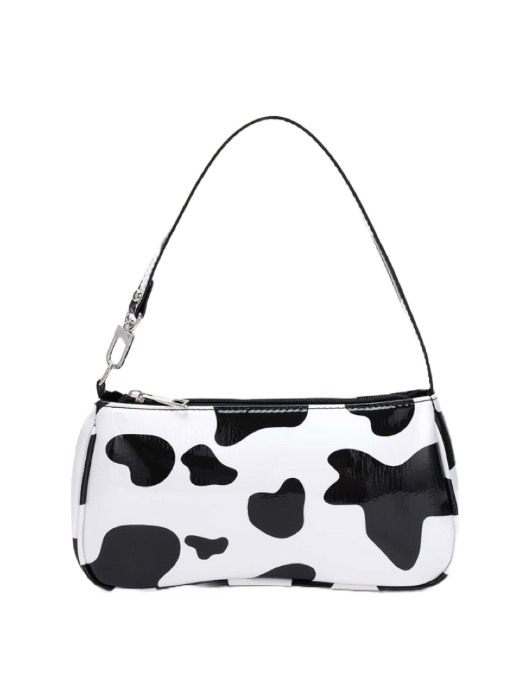 Cow Baguette Bag