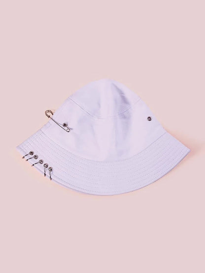 White Bucket Hat