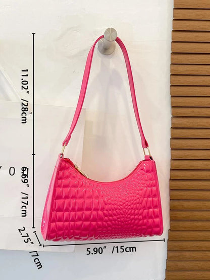 Pink geometric bag